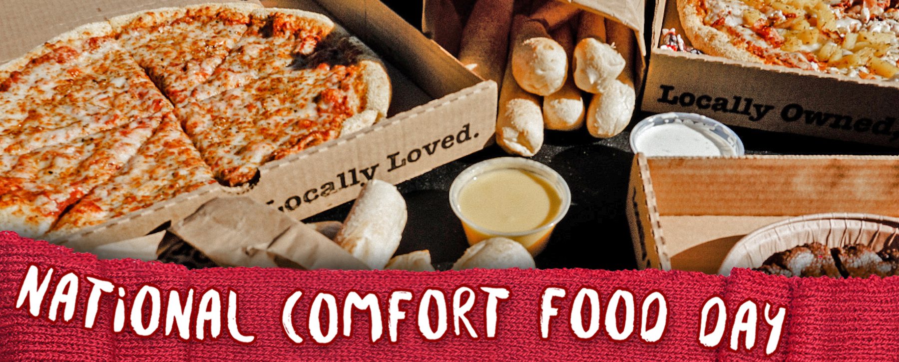 Celebrate National Comfort Food Day at HotBox! HotBox Pizza